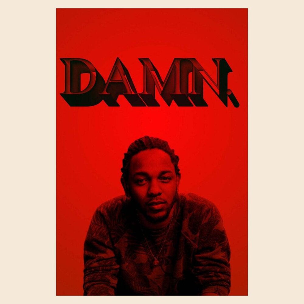 Kendrick Lamar Red Damn Poster_166